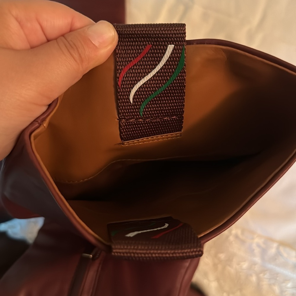 Over The Knees Hazelnut Rounded Square Toe Boots … - image 7